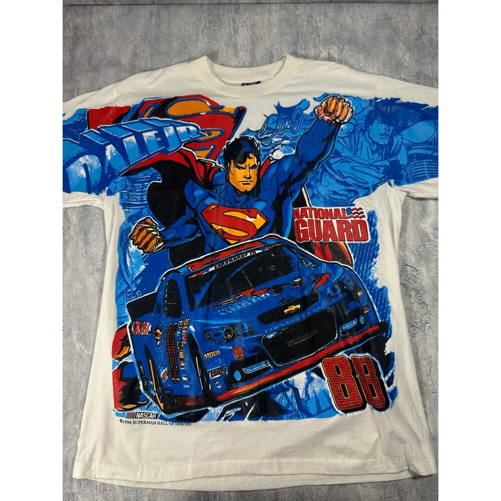 Vintage Nascar Superman/Dale Earnhardt Jr. Shirt